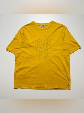 Hermes 3D Geometric H Tshirt Mens Medium
